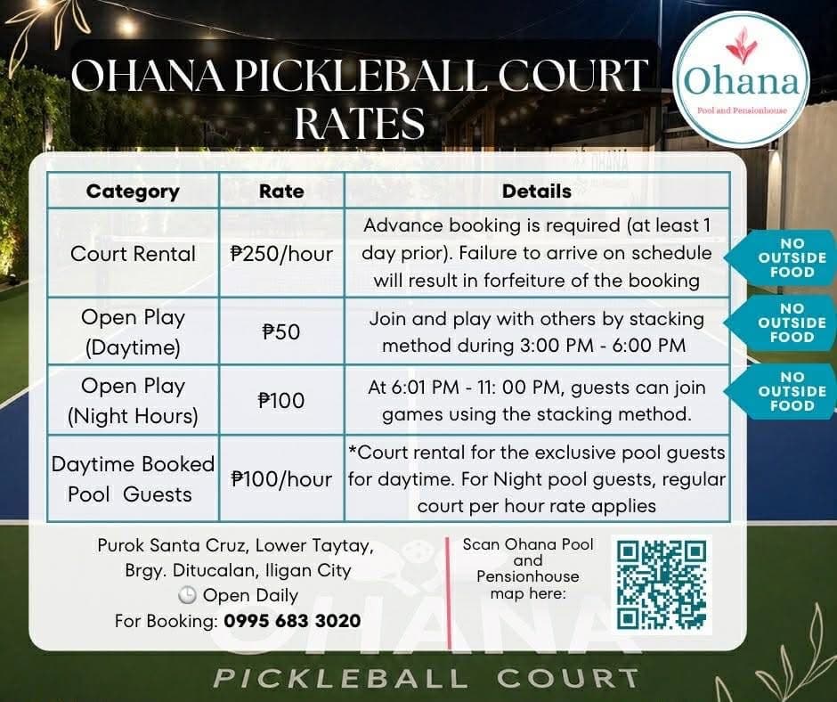 Ohana Pickleball Court header