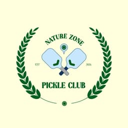 Nature Zone Pickleball Club logo