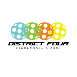 DISTRICT FOUR PICKLEBALL COURT logo