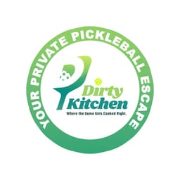 The Dirty Kitchen Pickleball Court logo